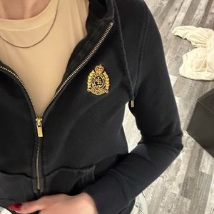 Vintage rare like new Polo Ralph Lauren zip up jacket sweatshirt, small